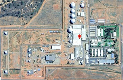 پایگاه Pine Gap درآلیس اسپرینگز، استرالیا 